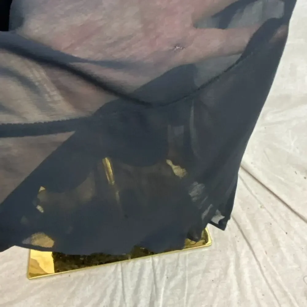 Vintage 90s Dressbarn Womens Beaded Maxi Dress Size L Whisigoth Fairy Grunge Y2K - Picture 8 of 13